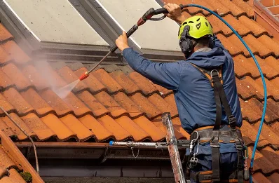 Démoussage et hydrofuge de toiture à Brechainville